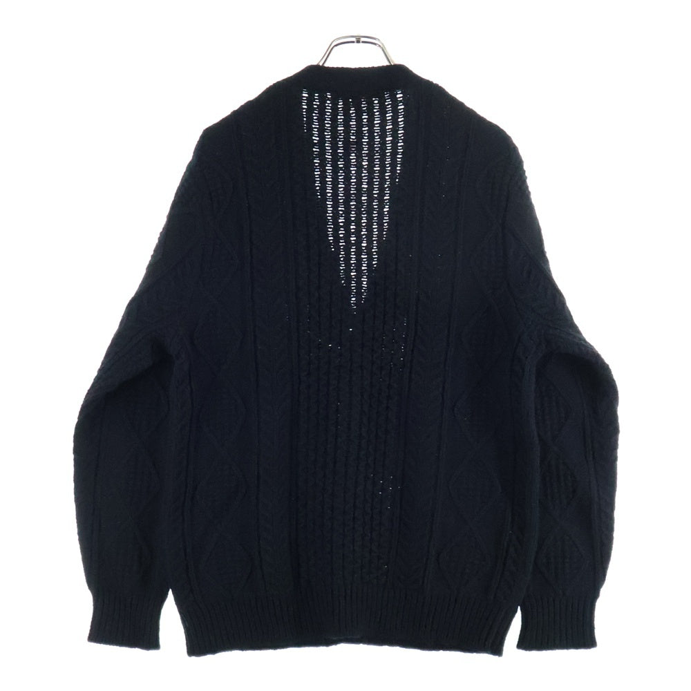 SUPREME(シュプリーム) 16AW Cable Knit Cardigan ケーブルニット カーディガン ブラック