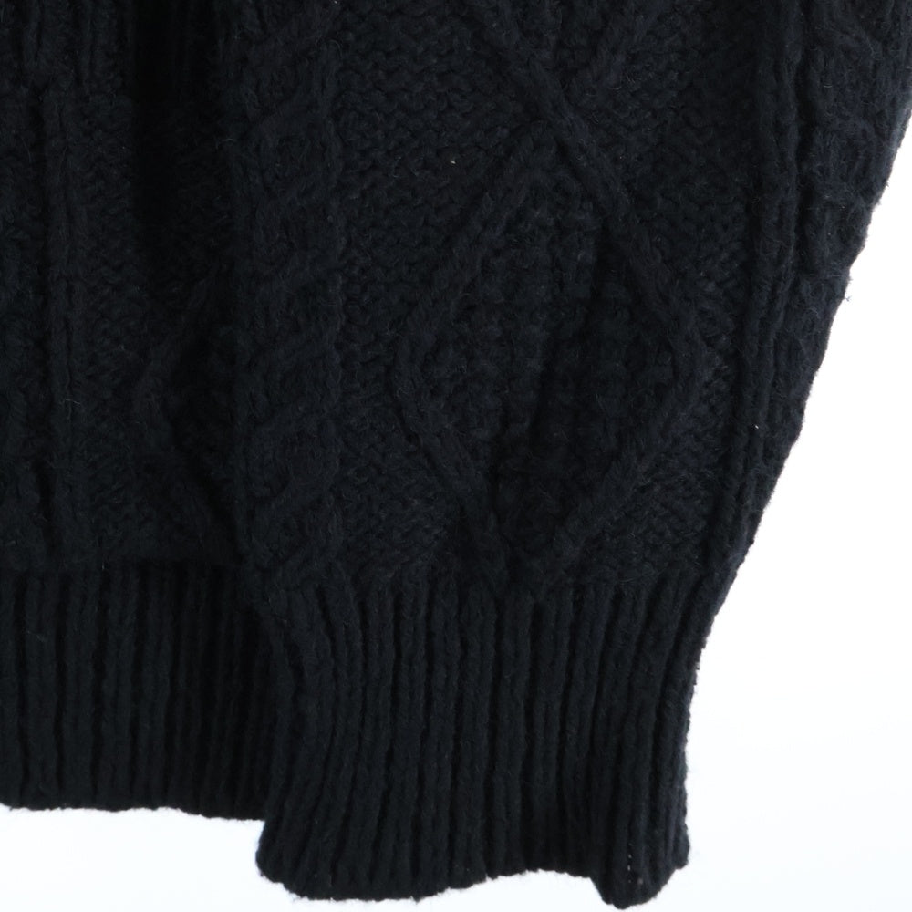 SUPREME(シュプリーム) 16AW Cable Knit Cardigan ケーブルニット カーディガン ブラック