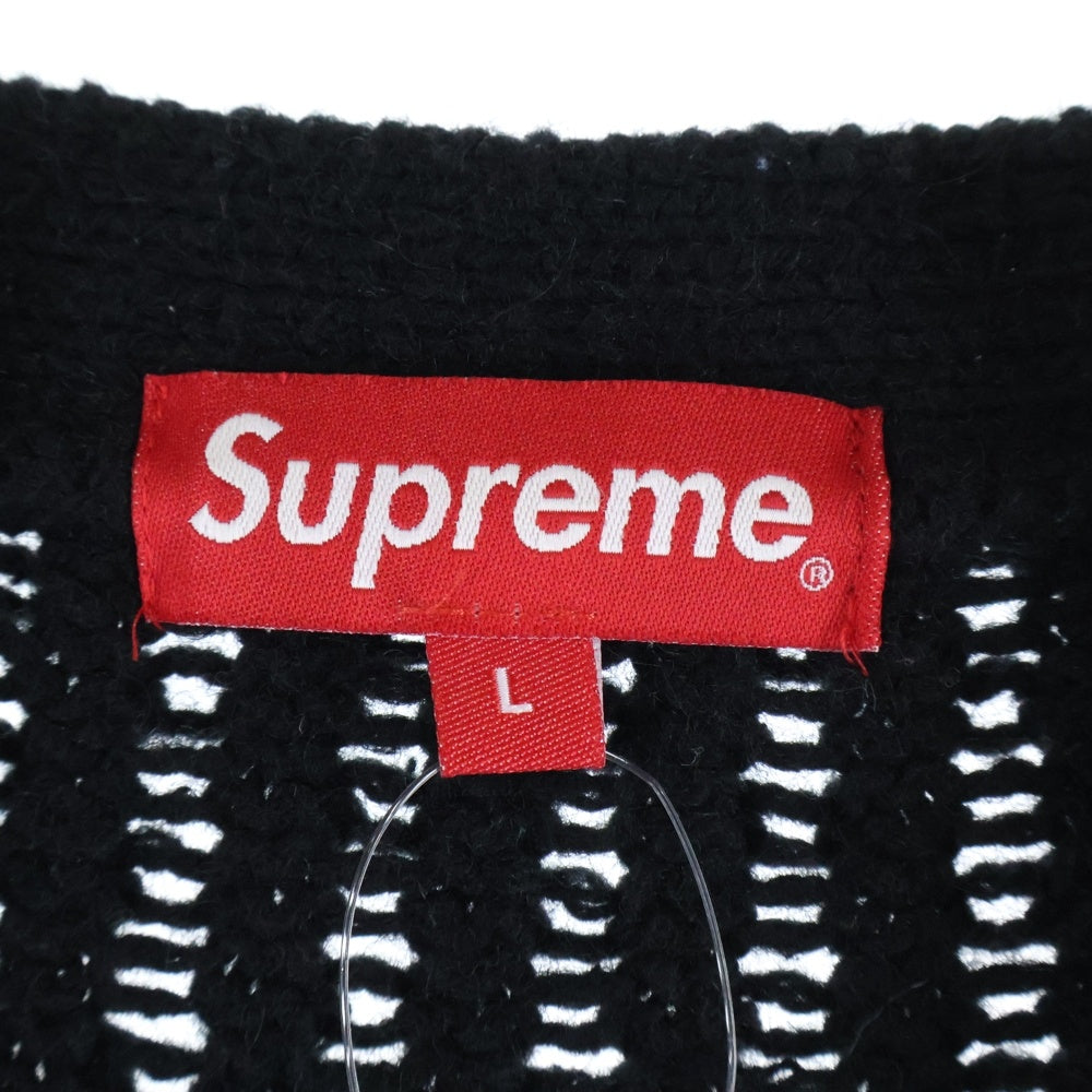 SUPREME(シュプリーム) 16AW Cable Knit Cardigan ケーブルニット カーディガン ブラック