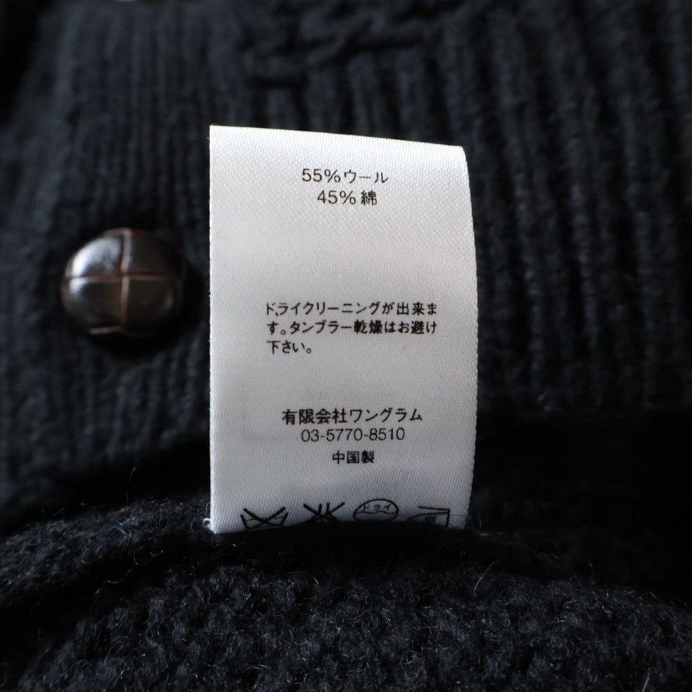 SUPREME(シュプリーム) 16AW Cable Knit Cardigan ケーブルニット カーディガン ブラック