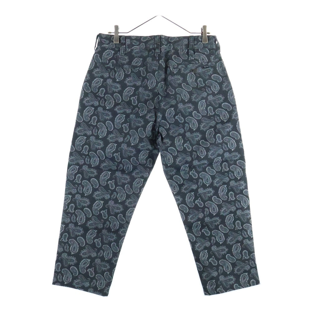 SUPREME(シュプリーム) 13AW Paisley Work Pant ペイズリー柄 コットン ワークパンツ ブラック