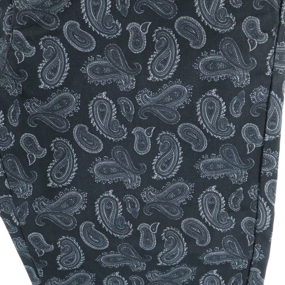 SUPREME(シュプリーム) 13AW Paisley Work Pant ペイズリー柄 コットン ワークパンツ ブラック