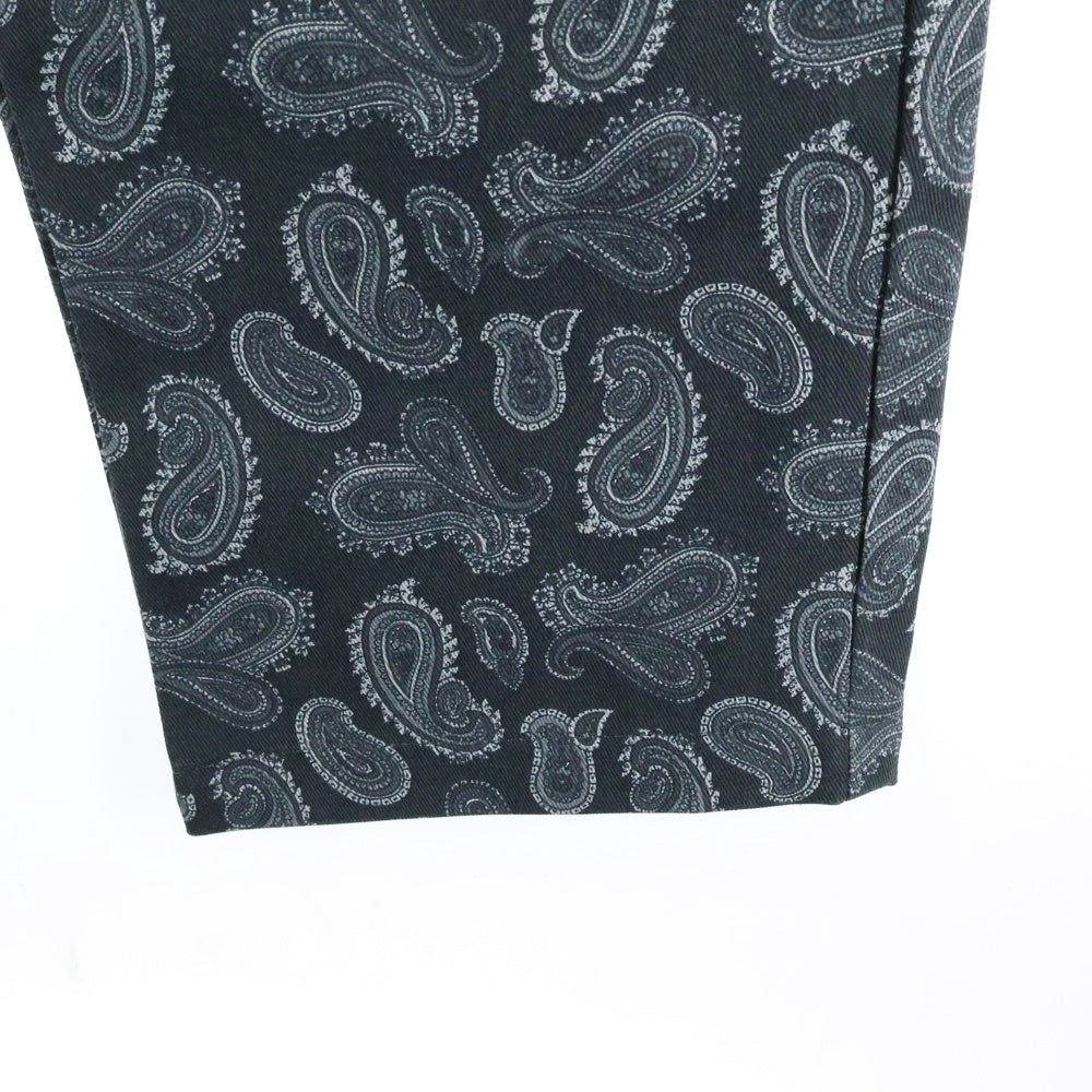 SUPREME(シュプリーム) 13AW Paisley Work Pant ペイズリー柄 コットン ワークパンツ ブラック
