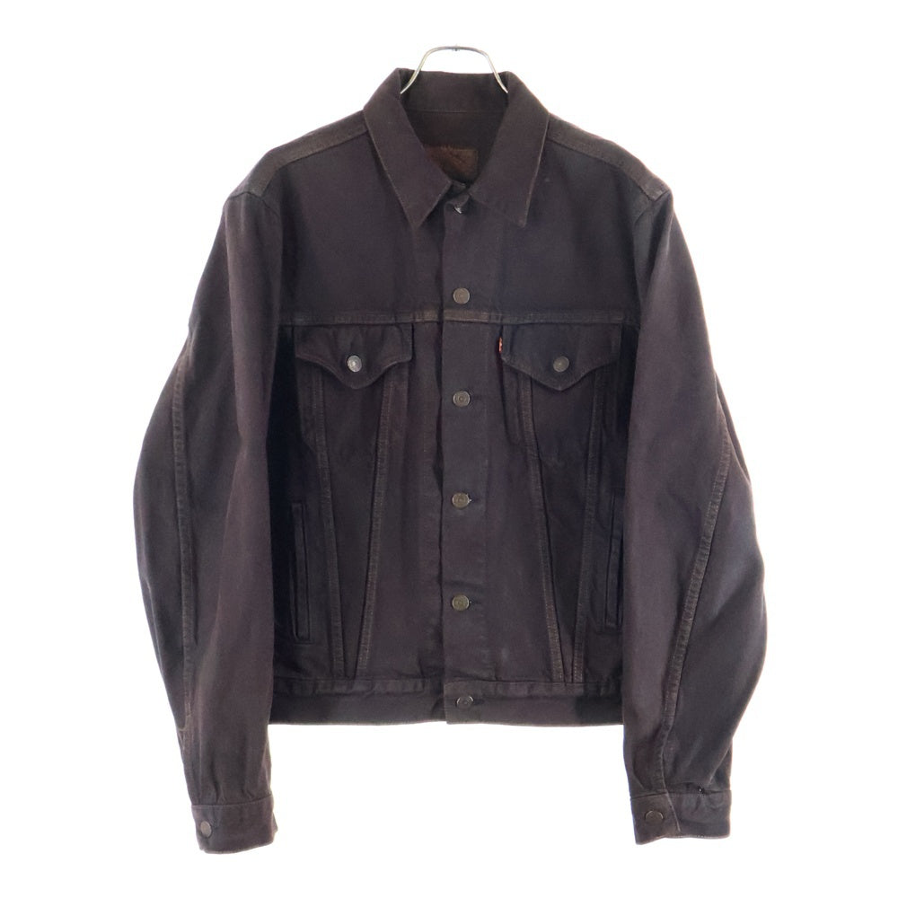 Levi's(リーバイス) 80s 71506-0214 USA製 ボタン裏870 後染め トラッカー デニムジャケット ブラウン