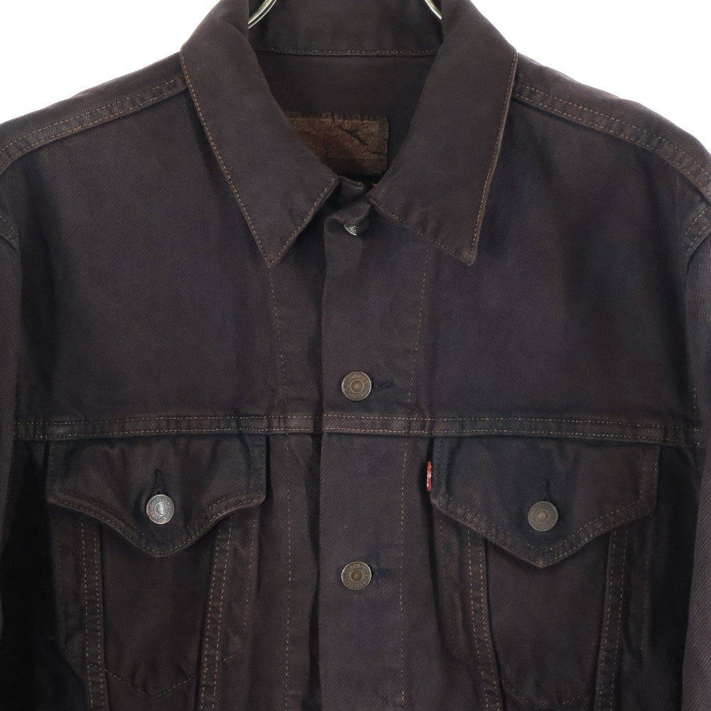 Levi's(リーバイス) 80s 71506-0214 USA製 ボタン裏870 後染め トラッカー デニムジャケット ブラウン