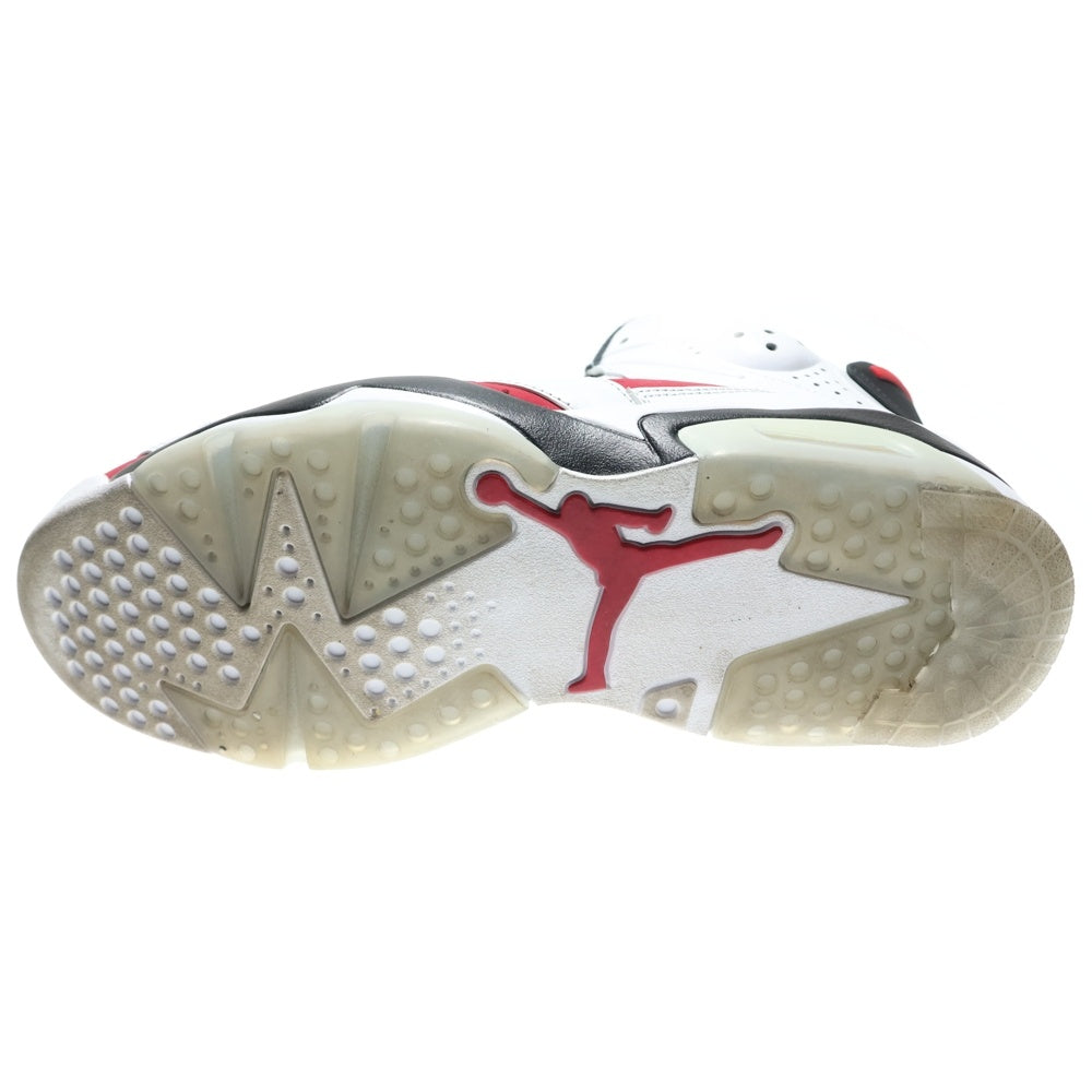 NIKE(ナイキ) AIR JORDAN 6 RETRO CARMINE エアジョーダン6 カーマイン ハイカットスニーカー ホワイト/レッド US10/28cm CT8529-106