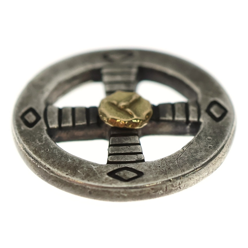 TADY & KING(タディアンドキング) レギュラーホイールSV K18 GPロングホーン ペンダントトップ シルバー/ゴールド