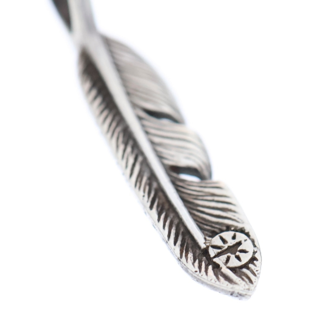 GOD SUNS(ゴッドサンズ) プレーンフェザー SSフェザー 左向き ペンダントトップ シルバー