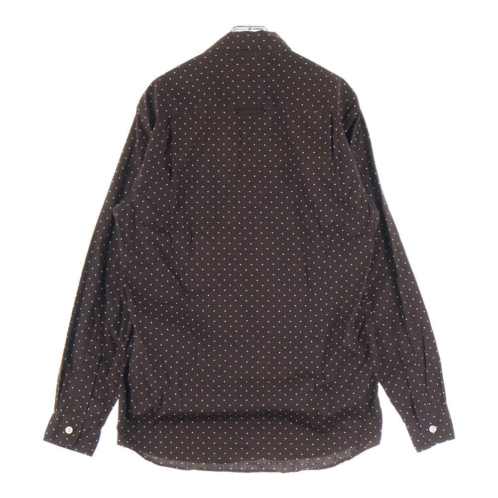 SUPREME(シュプリーム) Polka Dot Denim Shirt ポルカドット 長袖シャツ ブラウン