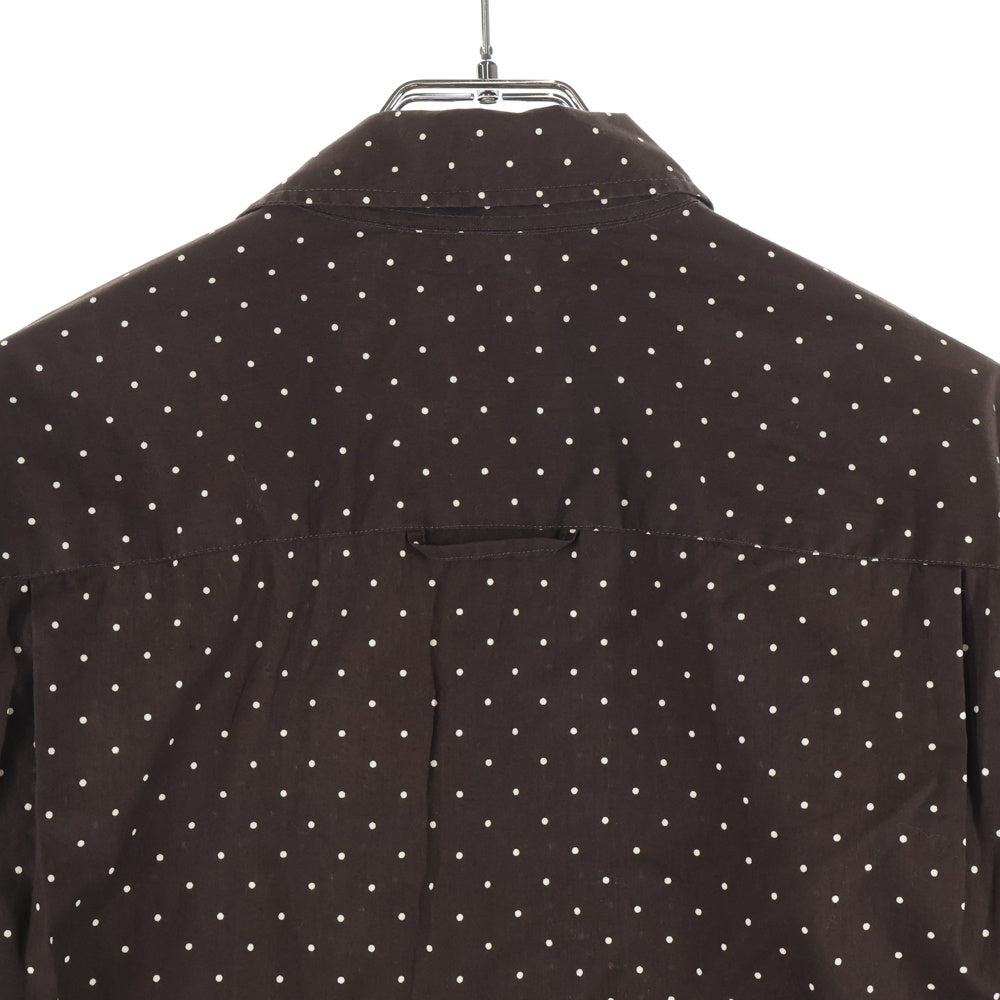 SUPREME(シュプリーム) Polka Dot Denim Shirt ポルカドット 長袖シャツ ブラウン
