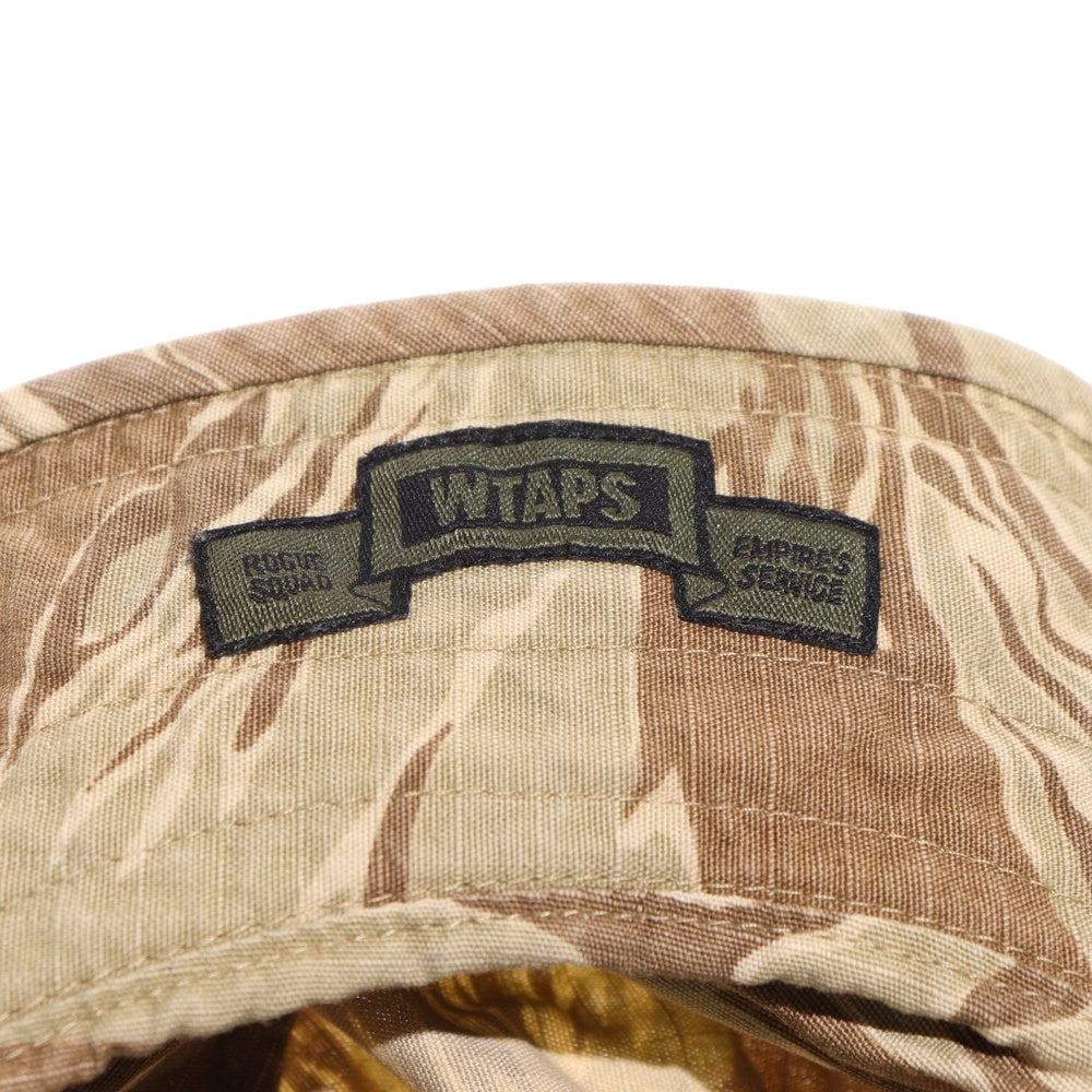 【WTAPS】希少 90s 初期 タイガーカモ ミリタリーハット F WTAPS(ダブルタップス) 初期タグ タイガーカモ リップストップ