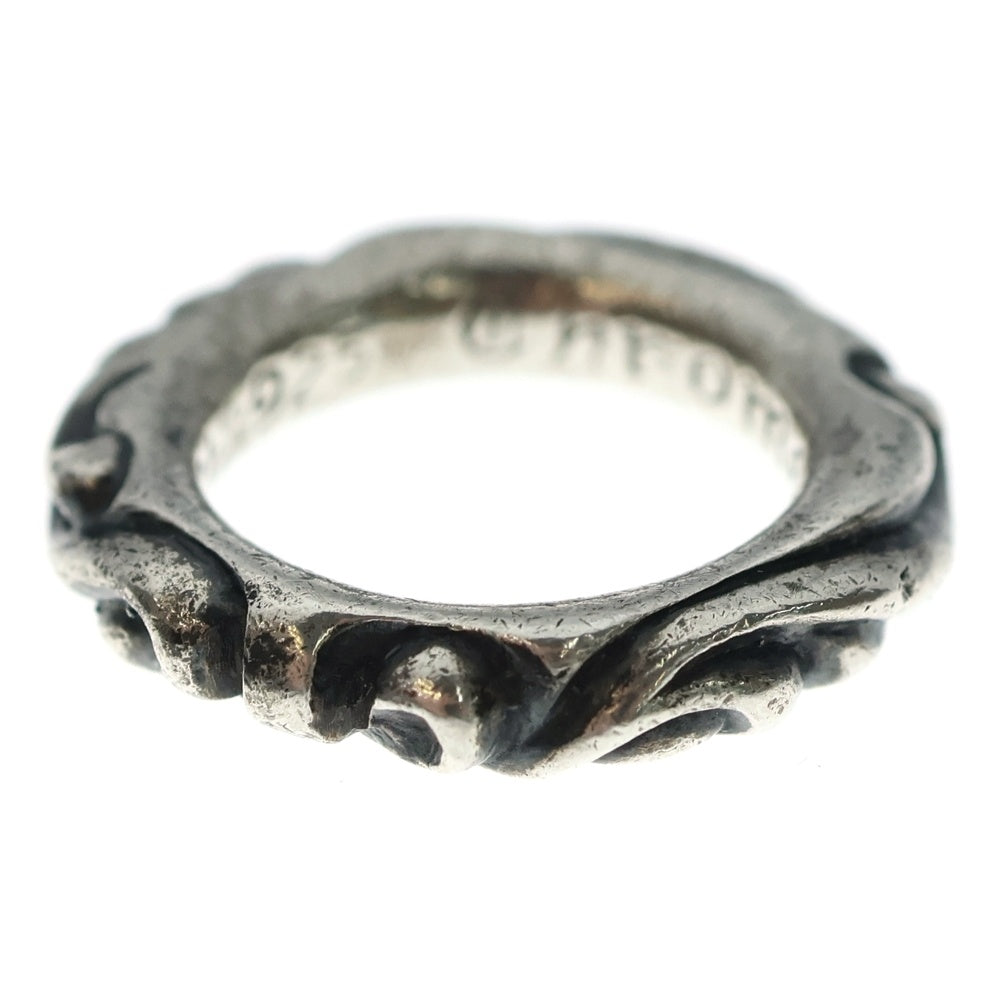 CHROME HEARTS(クロムハーツ) SCRL BAND スクロールバンド リング シルバー BCA351