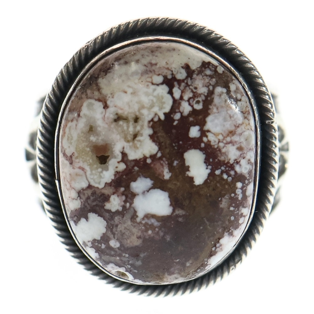 INDIAN JEWELRY(インディアンジュエリー) ナバホ族 Gary Reeves作 Wild Horses ワイルドホース スタンプワーク リング シルバー