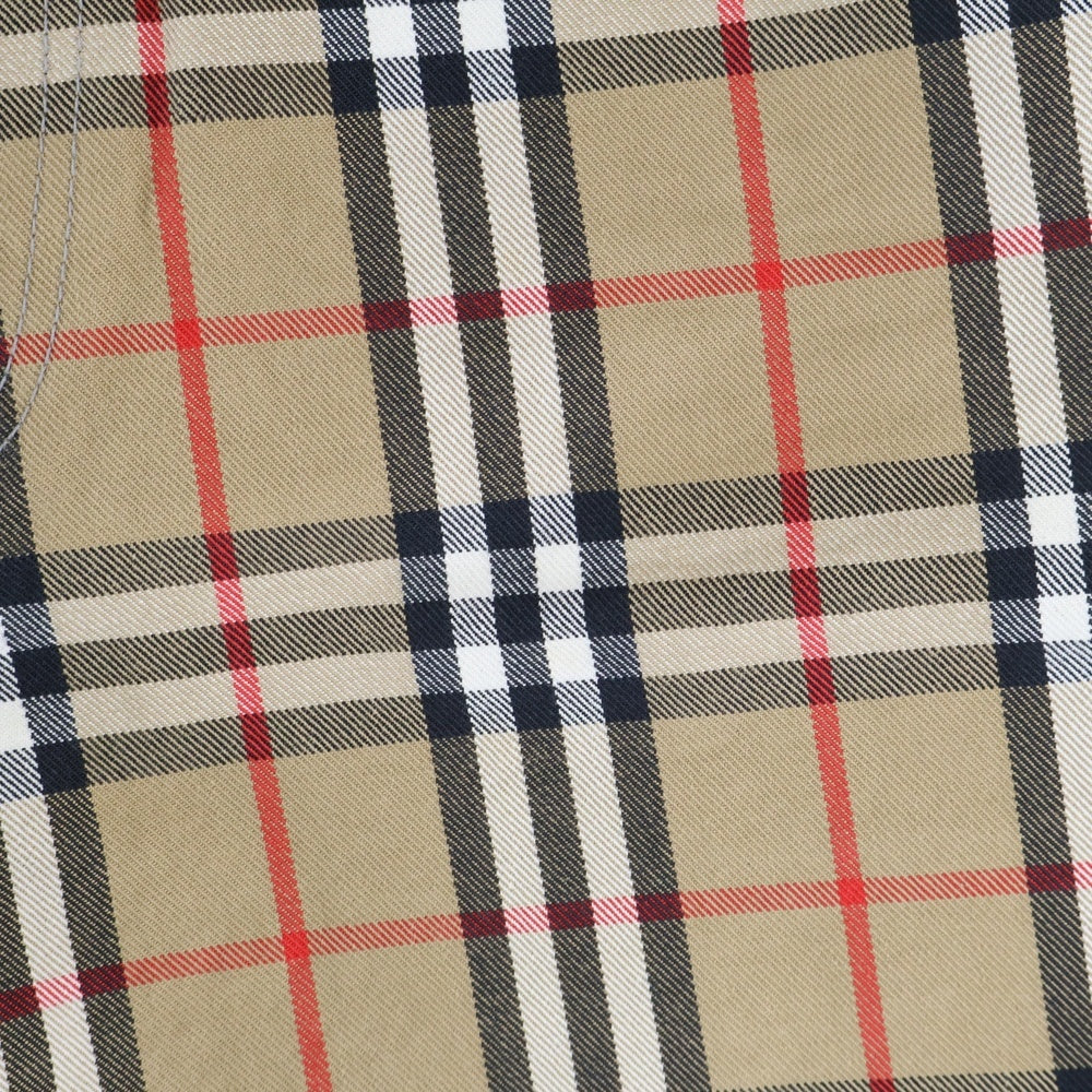 SUPREME(シュプリーム) 22SS ×BURBERRY Denim Shorts バーバリー チェック柄 ショーツ ハーフパンツ ベージュ