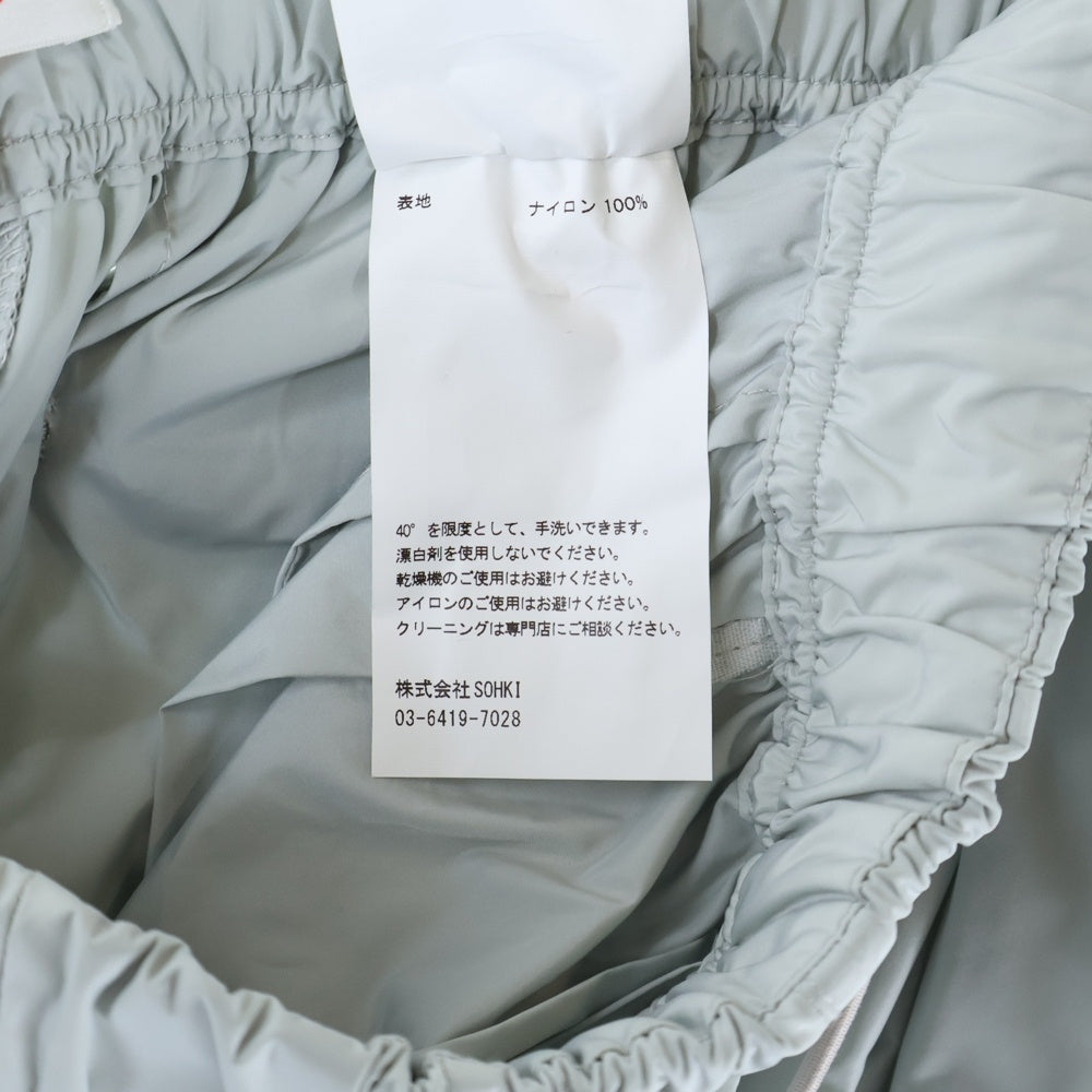 MASU(エムエーエスユー) 23AW NYLON BALLON PANT ナイロン バルーン パンツ グレー MFFW-PT1923