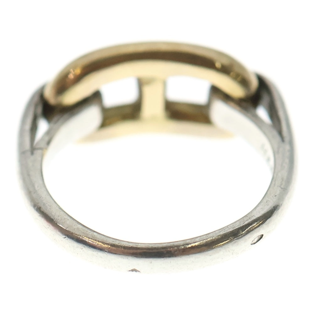 HERMES(エルメス) ヴィンテージ シェーヌダンクル コンビリング シルバー/ゴールド