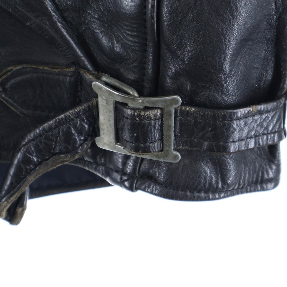 Lewis Leathers(ルイスレザー) 70s SPORTSMAN スポーツマン シングルライダースレザージャケット ブラック ヴィンテージ