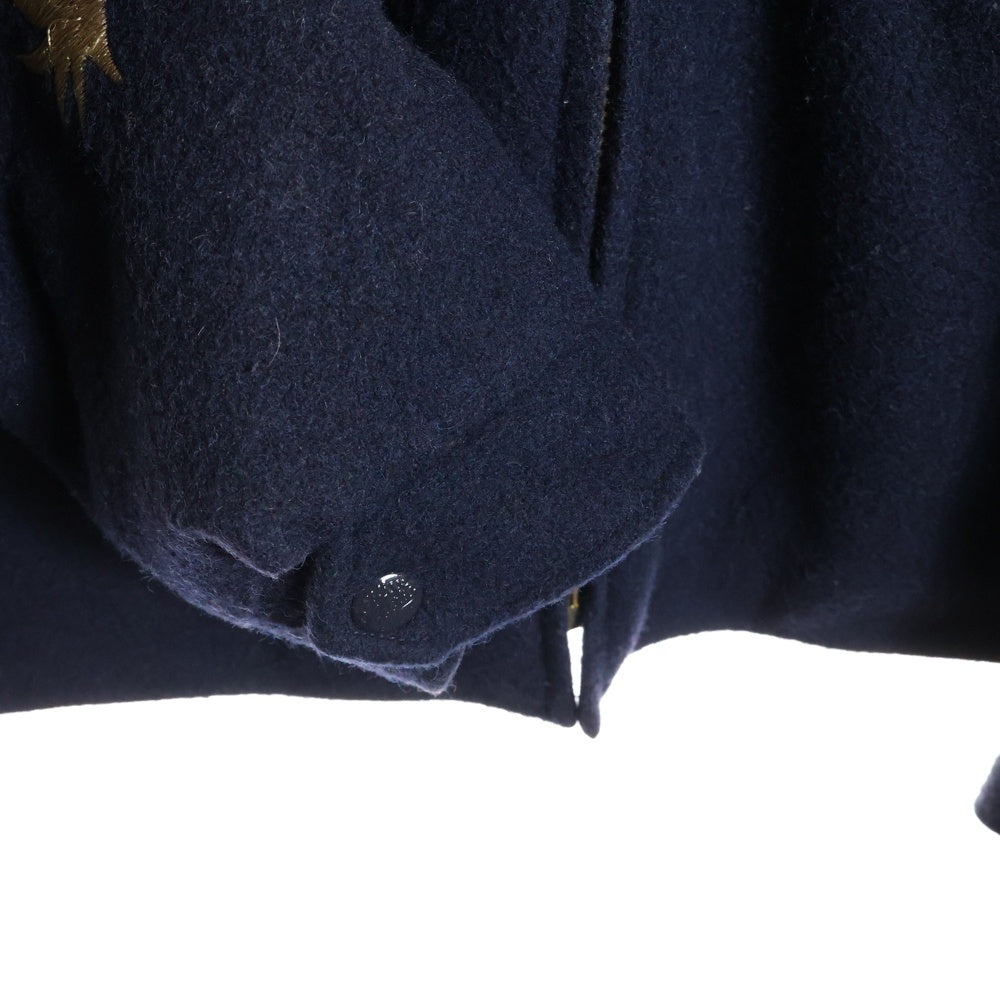 COOTIE(クーティー) 15AW Souvenir Work Jacket スーベニア 刺繍 裏地キルティング ウール ワークジャケット ネイビー