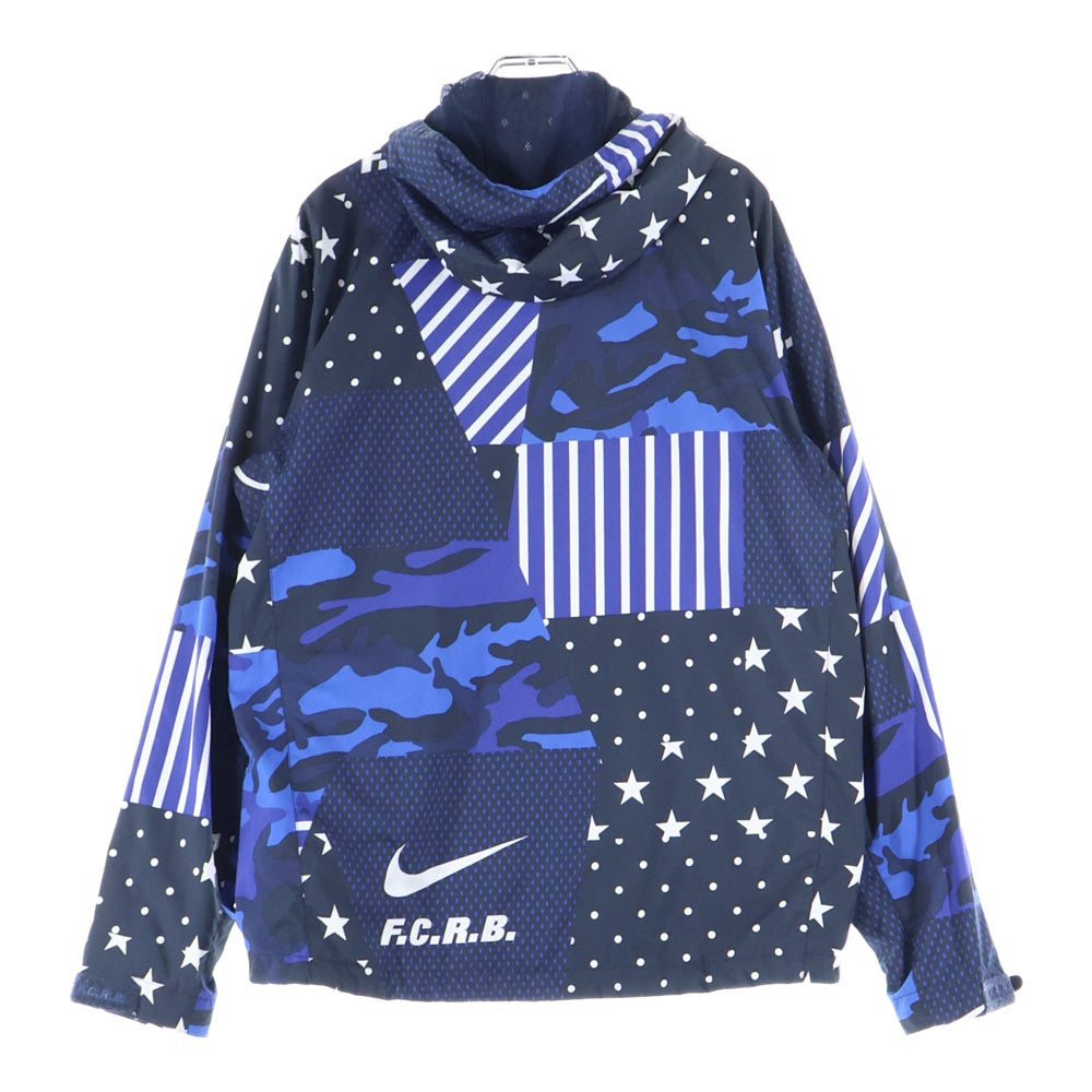F.C.R.B.(エフシーアールビー) 16SS ×ナイキ ウーブン プラクティス ジップアップジャケット フーディー 823120-450