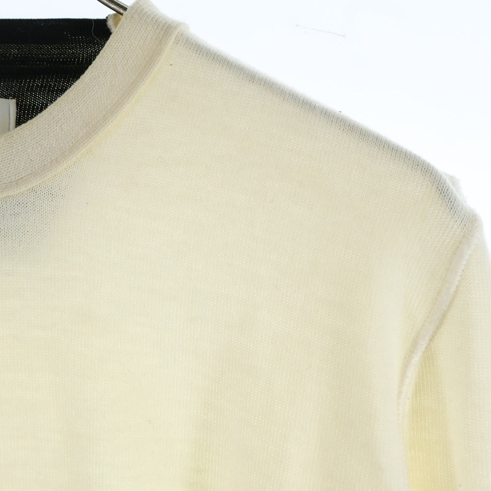 STONE ISLAND(ストーンアイランド) 16AW CREWNECK SWEATER クルーネック ウール 長袖ニットセーター アイボリー 651550BC4