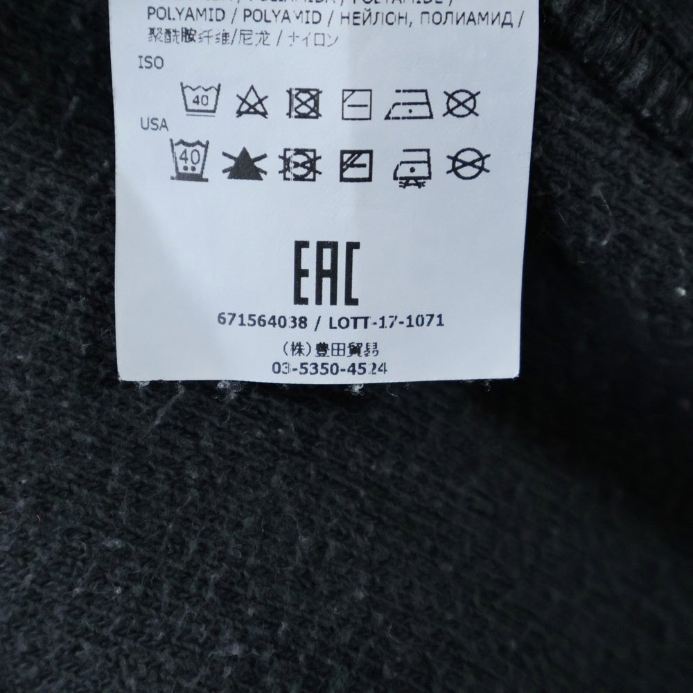 STONE ISLAND(ストーンアイランド) ナイロン切替 サイドジップアップ プルオーバー パーカー チャコール 671564038