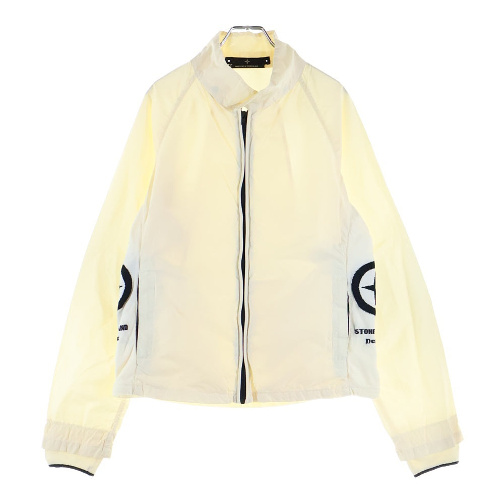 STONE ISLAND(ストーンアイランド) サイド コットン切替 ナイロン ジャケット アイボリー 42144419