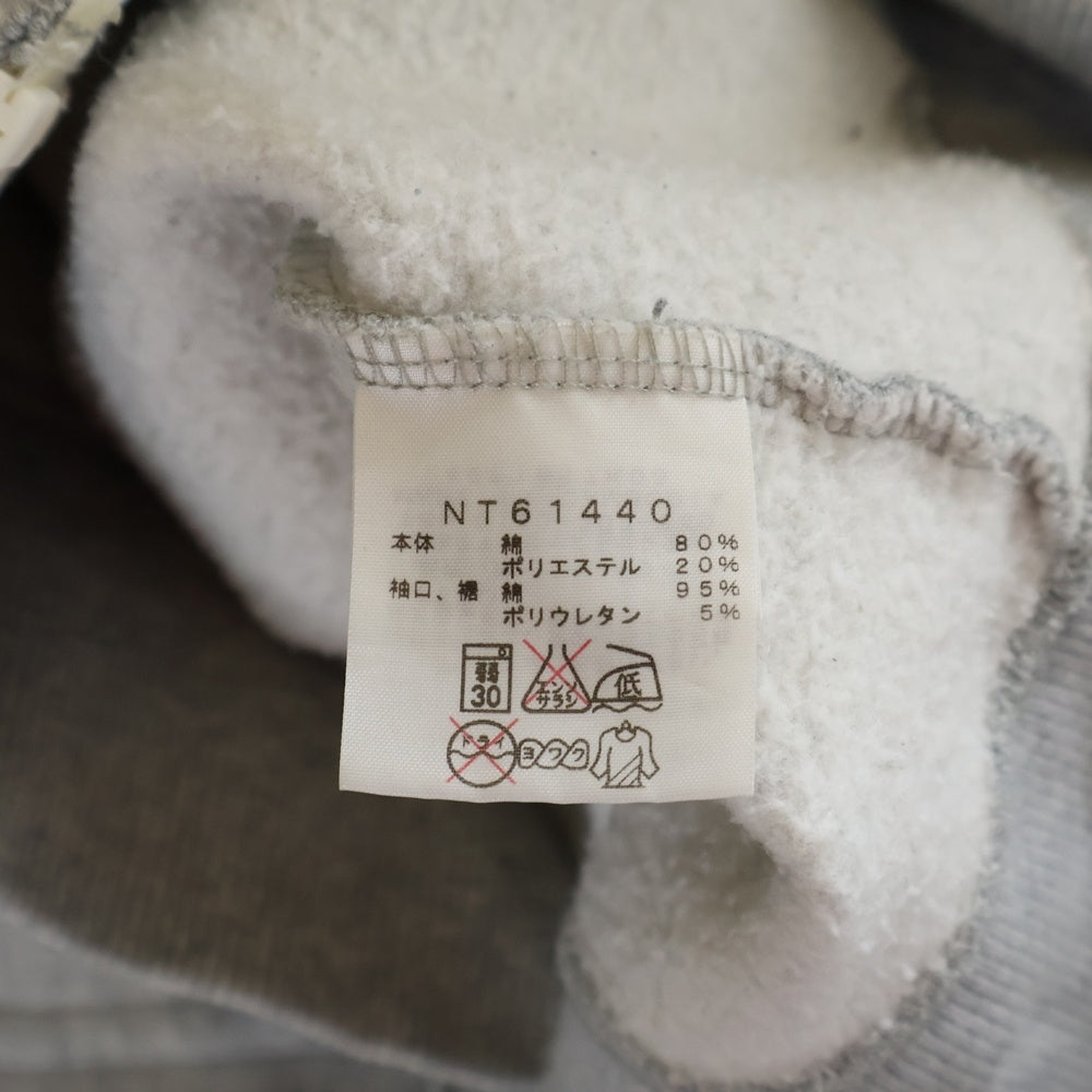 THE NORTH FACE(ザノースフェイス) フード ロゴ刺繍 リアビュー フルジップ フーディグレー NT61440