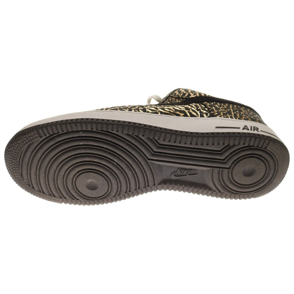 NIKE(ナイキ) 【観賞用 2014年製】AIR FORCE 1 LOW GOLD ELEPHANT 30周年記念 エアフォース1 ゴールド ローカットスニーカー ブラック/ゴールド US11/29cm 488298-702