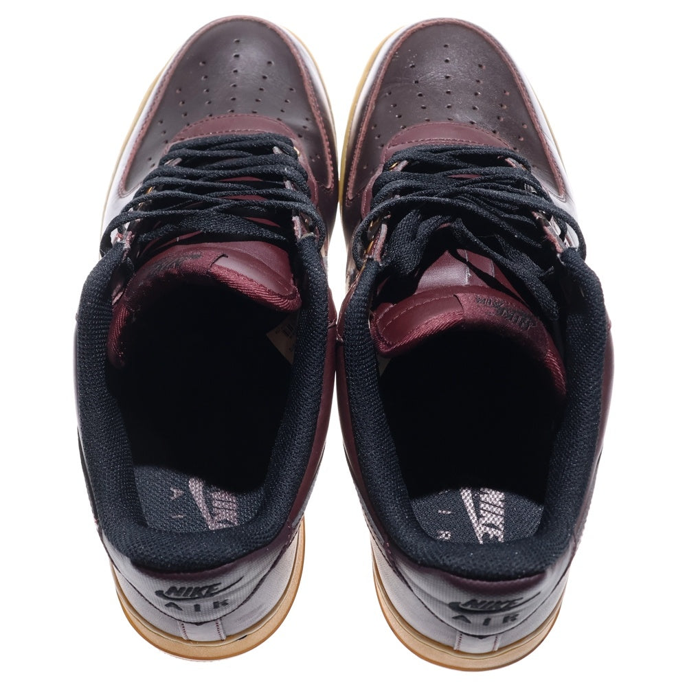 NIKE(ナイキ) 【観賞用 2014年製】AIR FORCE 1 LOW DEEP BURGUNDY エアフォース1 ローカットスニーカー バーガンディ US11/29cm 488298-621