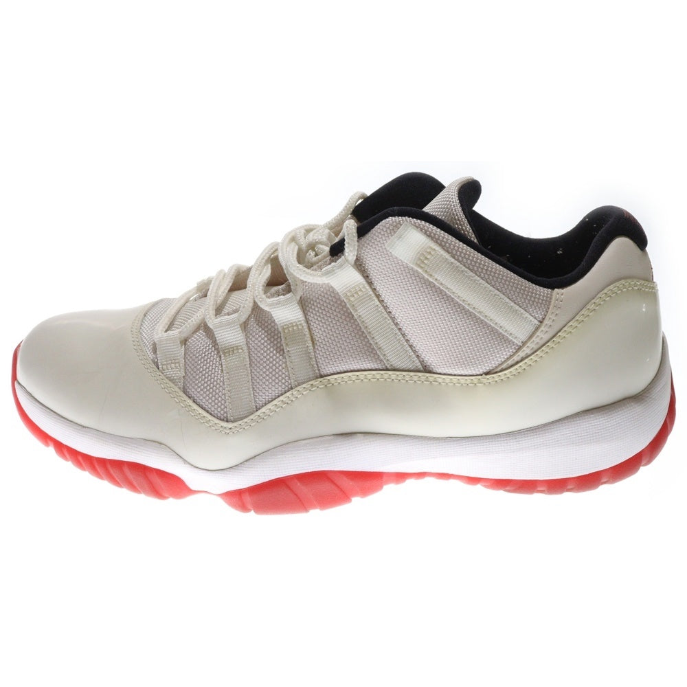 NIKE(ナイキ) 【観賞用 2012年製】AIR JORDAN 11 RETRO LOW エアジョーダン11 レトロ ローカットスニーカー ホワイト/レッド US11.5/29.5cm 528895-101