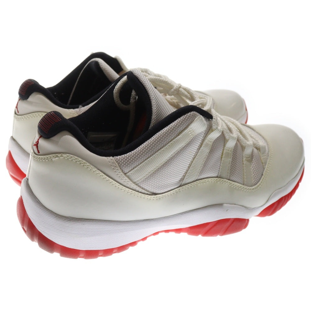 NIKE(ナイキ) 【観賞用 2012年製】AIR JORDAN 11 RETRO LOW エアジョーダン11 レトロ ローカットスニーカー ホワイト/レッド US11.5/29.5cm 528895-101