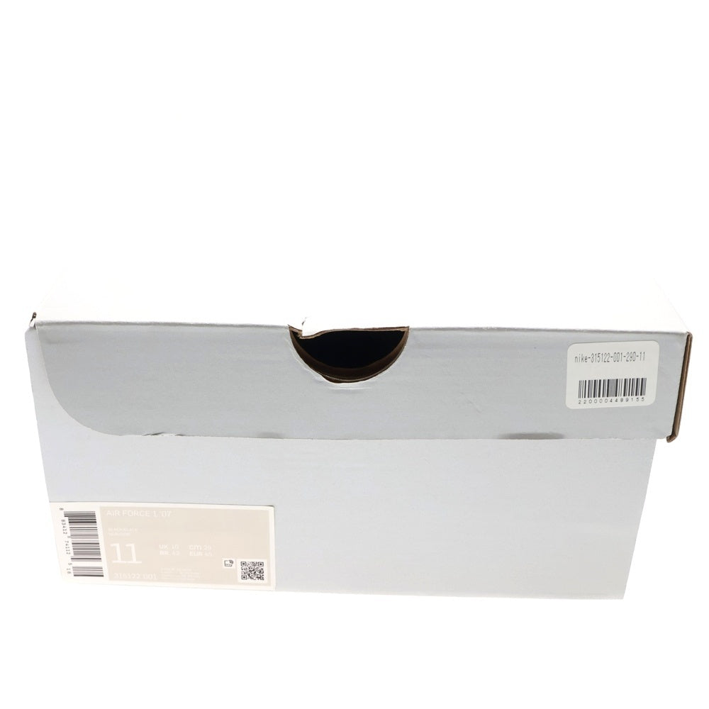 NIKE(ナイキ) AIR FORCE 1 07 エアフォース1 ローカットスニーカー ブラック US11/29cm 315122-001