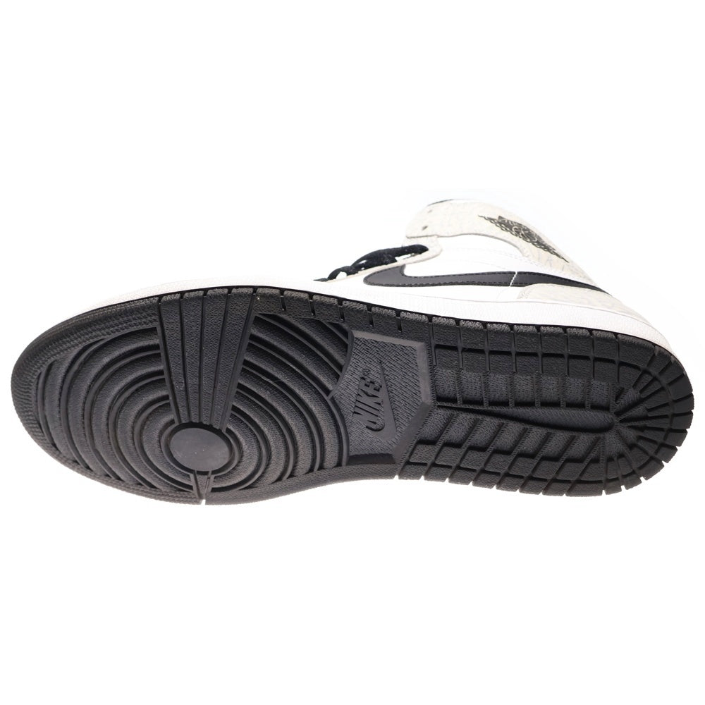 NIKE(ナイキ) 【観賞用 2016年製】AIR JORDAN 1 RETRO HIGH WHITE ELEPHANT エアジョーダン1 レトロ ホワイト ハイカットスニーカー ホワイト US12/30cm 839115-106