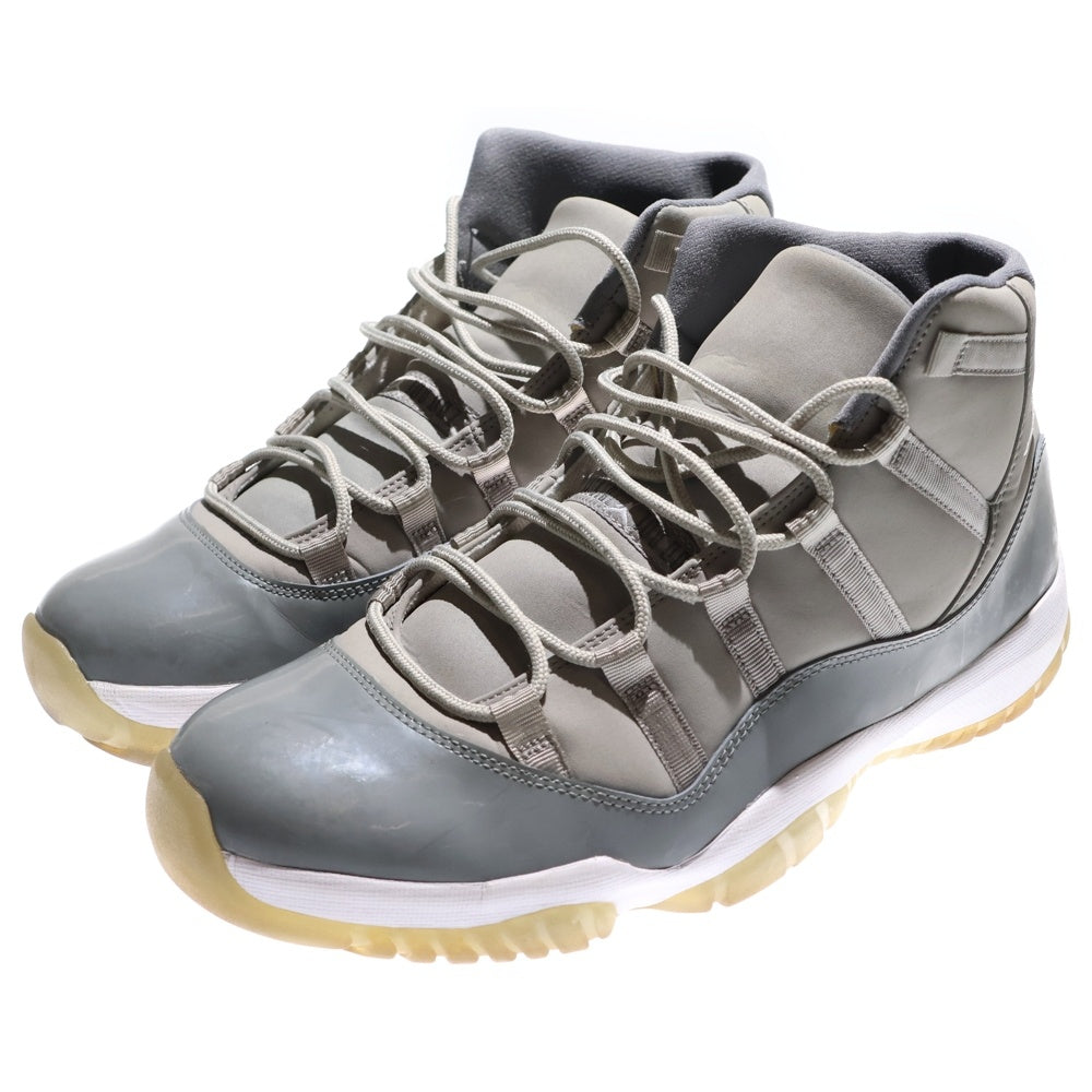 NIKE(ナイキ) 【鑑賞用 2010年製】AIR JORDAN 11 RETRO HIGH COOL GREY エアジョーダン11 レトロ ハイカットスニーカー グレー US12/30cm 378037-001