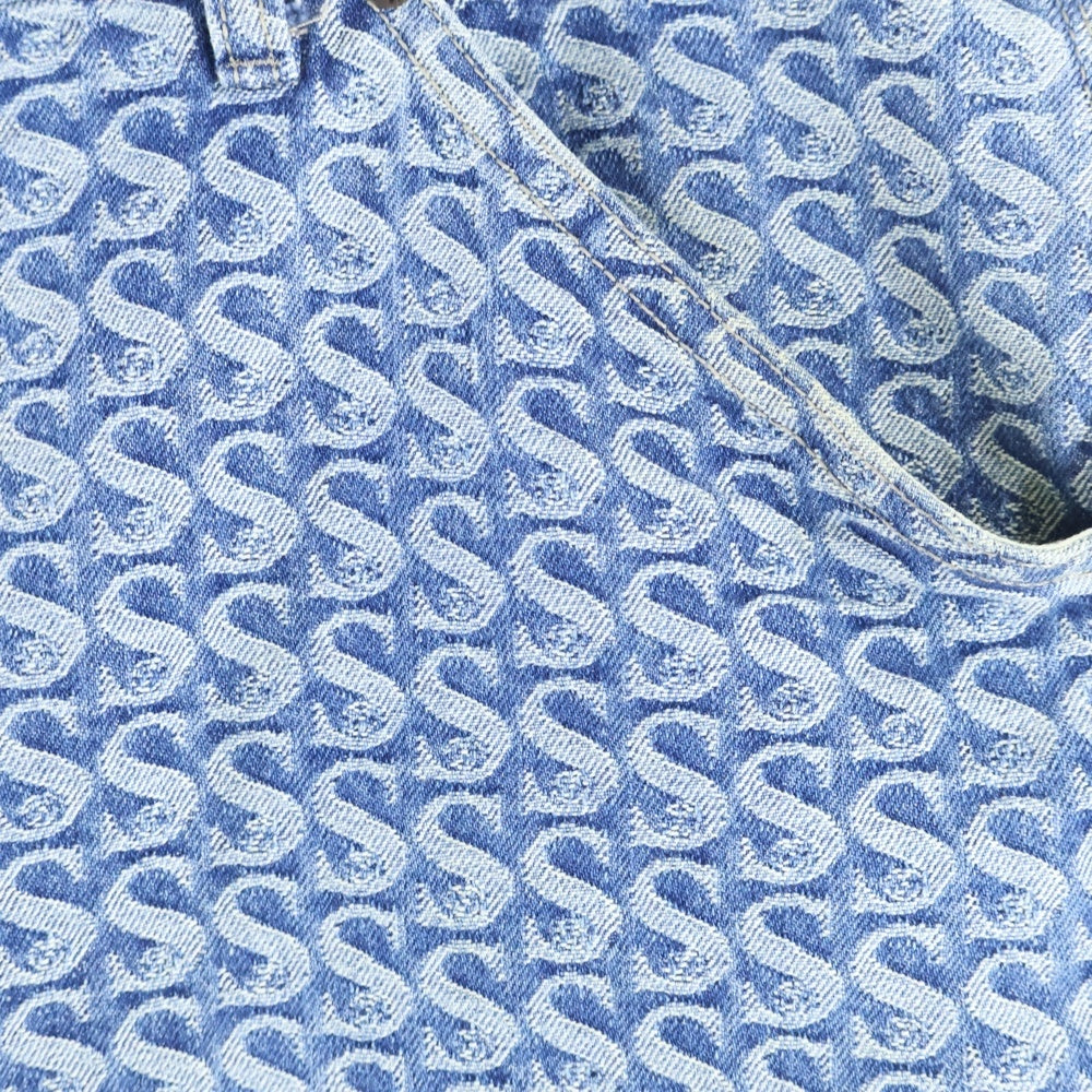 SUPREME(シュプリーム) 21AW Monogram Double Knee Painter Pant モノグラム ダブルニー デニム ペインター パンツ