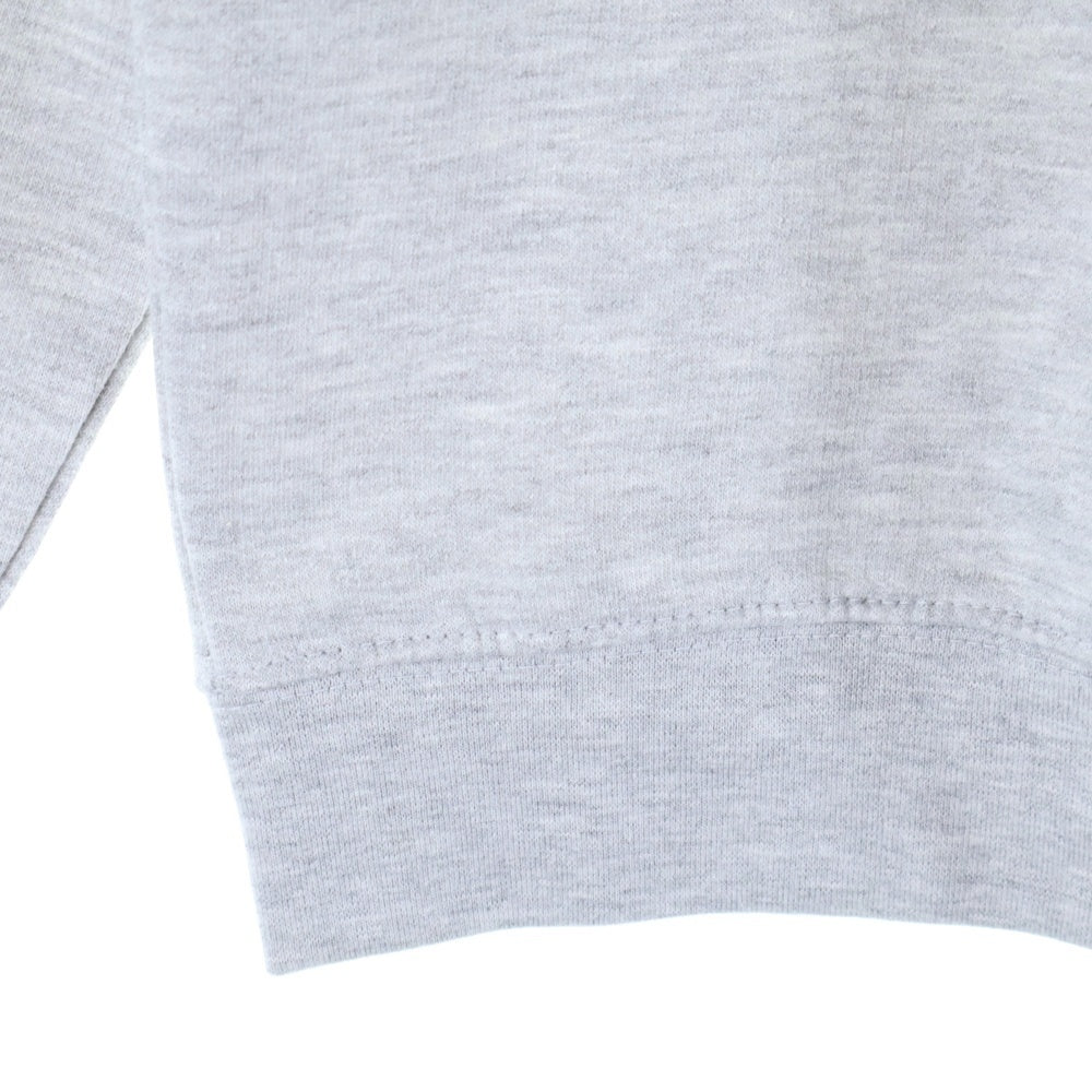 NO BRAND(ノーブランド) chocolate お散歩 ロゴ プリント クルーネックスウェットシャツ アッシュ