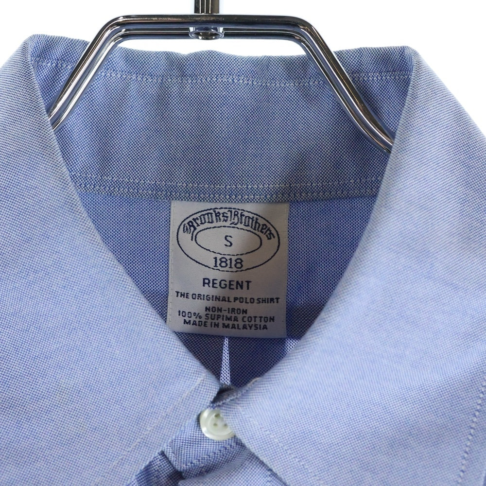 BROOKS BROTHERS(ブルックス ブラザーズ) ロゴ刺繍 長袖シャツ ブルー