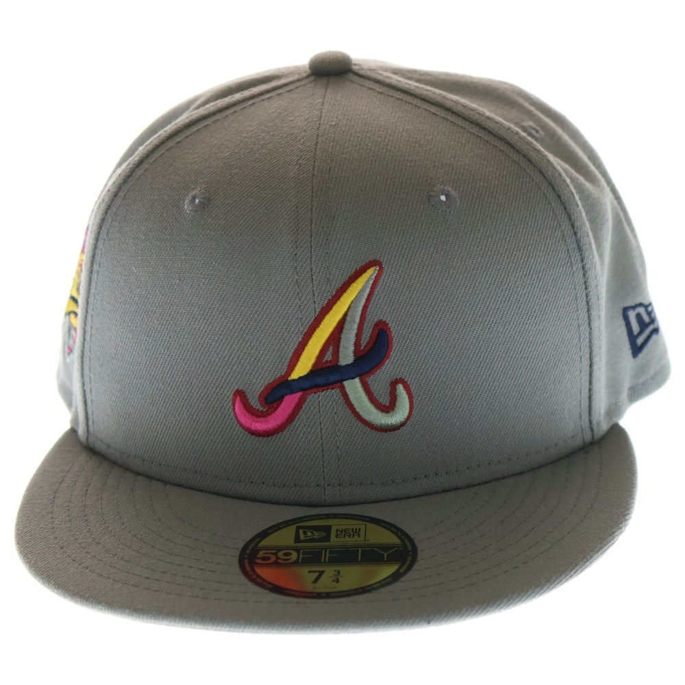 New Era アトランタ・ブレーブス キャップ 7 1/4 グレー NEW ERA