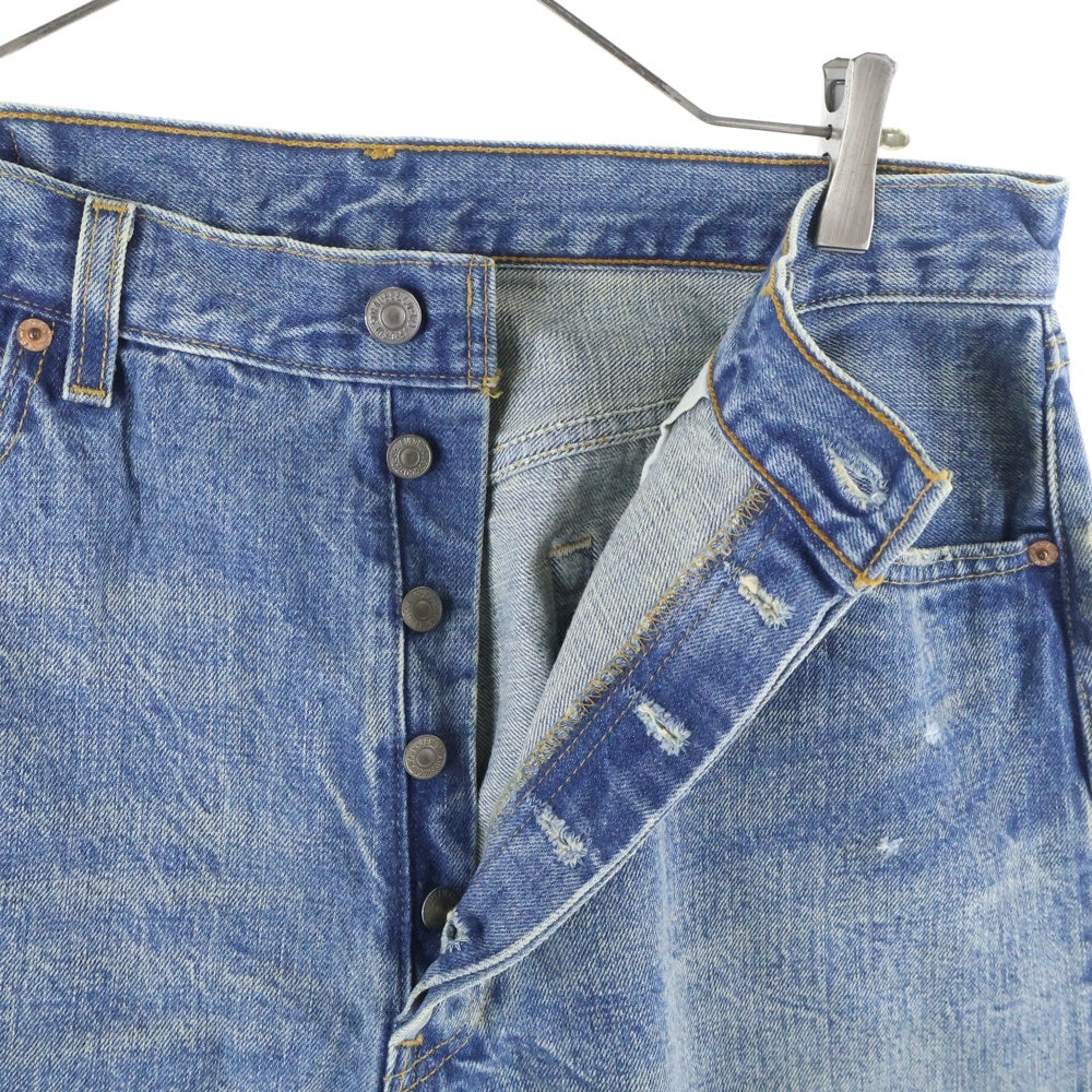 Levi's(リーバイス) 90s VINTAGE 501 ボタン裏555 USA製 紙パッチ ヴィンテージ ボタンフライデニムパンツ インディゴ
