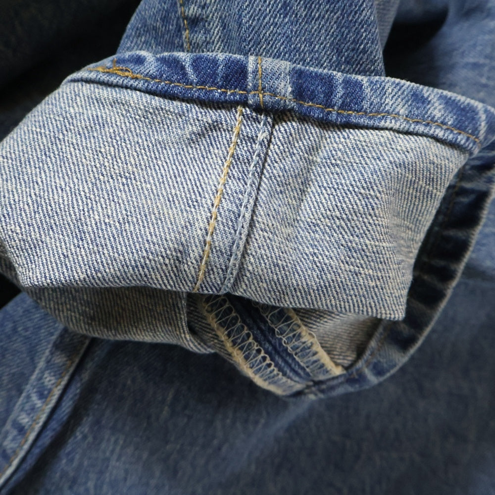 Levi's(リーバイス) 90s VINTAGE 501 ボタン裏555 USA製 紙パッチ ヴィンテージ ボタンフライデニムパンツ インディゴ
