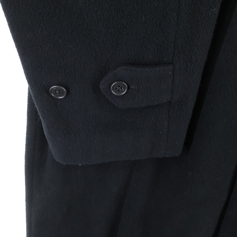 NO BRAND(ノーブランド) TETSU COMME CA DU MODE(テツコムサデモード) カシミヤ チェスターコート ブラック