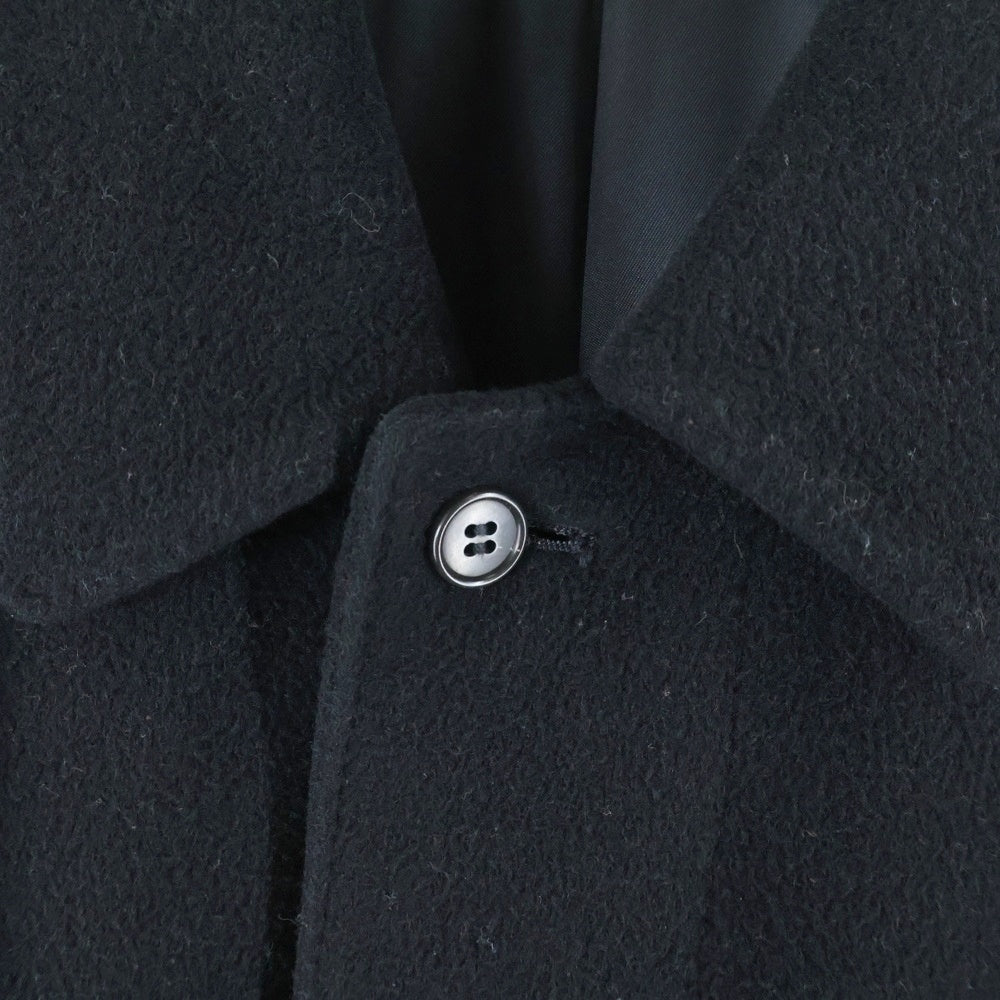 NO BRAND(ノーブランド) TETSU COMME CA DU MODE(テツコムサデモード) カシミヤ チェスターコート ブラック