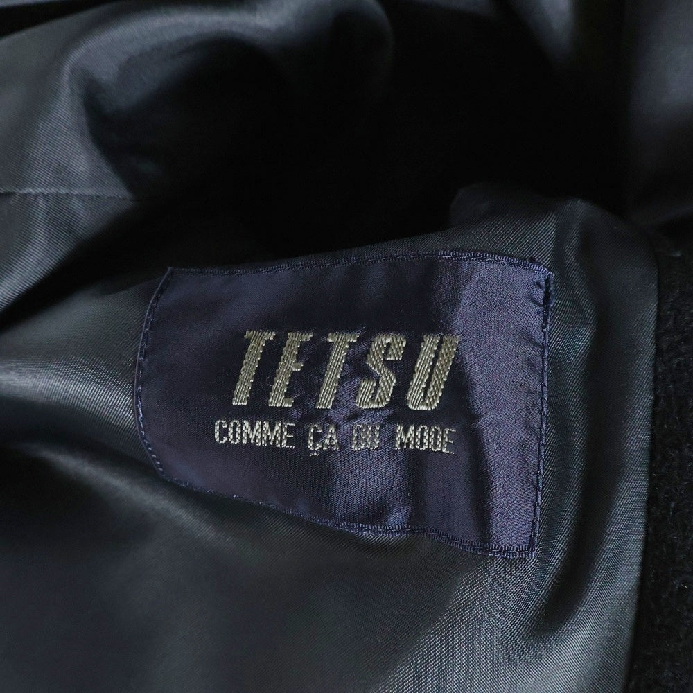 NO BRAND(ノーブランド) TETSU COMME CA DU MODE(テツコムサデモード) カシミヤ チェスターコート ブラック