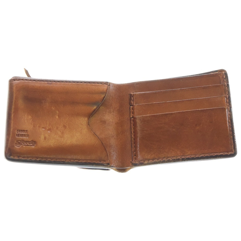 goro's(ゴローズ) 二つ折り レザーウォレット 財布 ブラウン