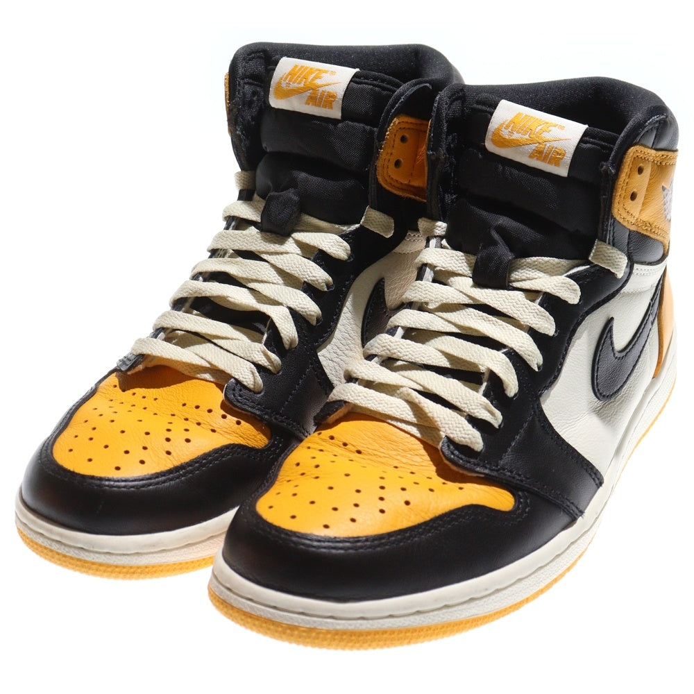 NIKE(ナイキ) AIR JORDAN 1 RETRO HIGH OG Taxi エアジョーダン 1 レトロ タクシー ハイカットスニーカー シューズ イエロー/ブラック US8/26cm 555088-711