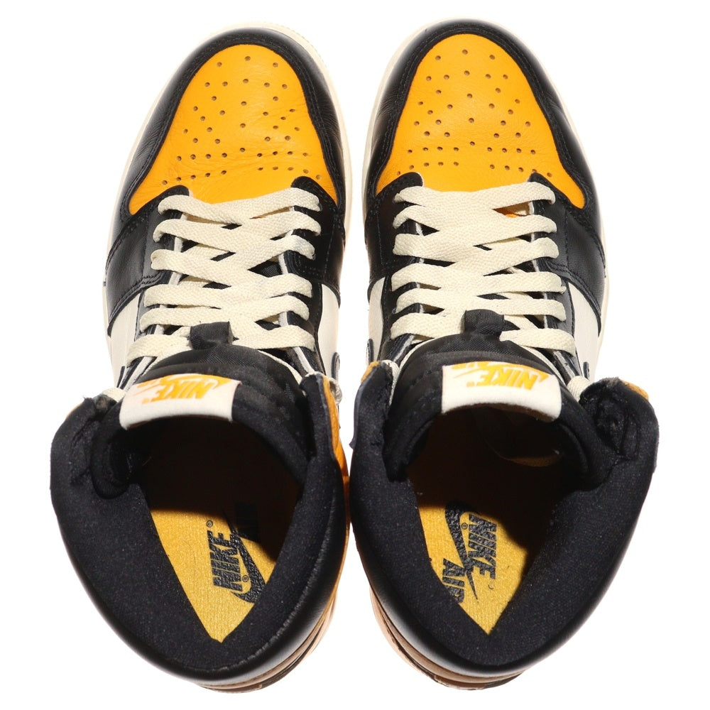 NIKE(ナイキ) AIR JORDAN 1 RETRO HIGH OG Taxi エアジョーダン 1 レトロ タクシー ハイカットスニーカー シューズ イエロー/ブラック US8/26cm 555088-711