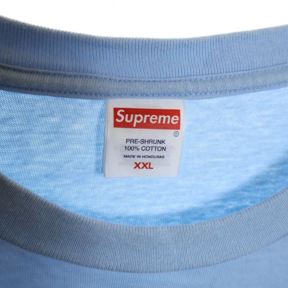 SUPREME(シュプリーム) 25SS Bear Tee ベアープリント クルーネック半袖Tシャツ カットソー ブルー