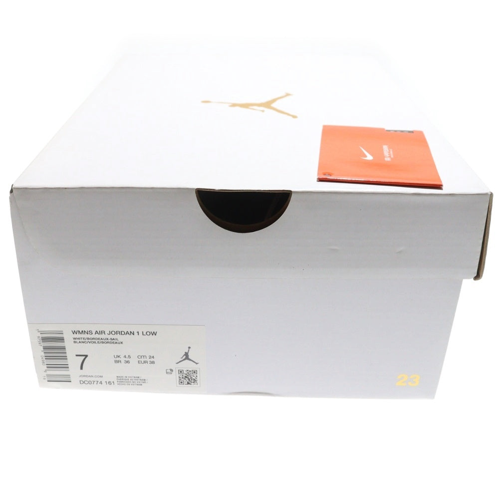 NIKE(ナイキ) WMNS AIR JORDAN 1 LOW ウィメンズ エア ジョーダン ローカットスニーカー パープル/ホワイト US7/24cm DC0774-161 レディース