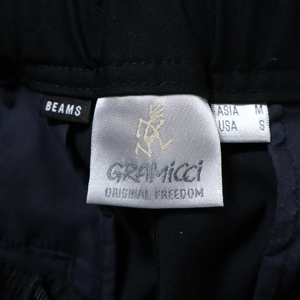 GRAMICCI(グラミチ) ×BEAMS ビームス スリム ストレートパンツ スラックス ブラック GMP5-S2054
