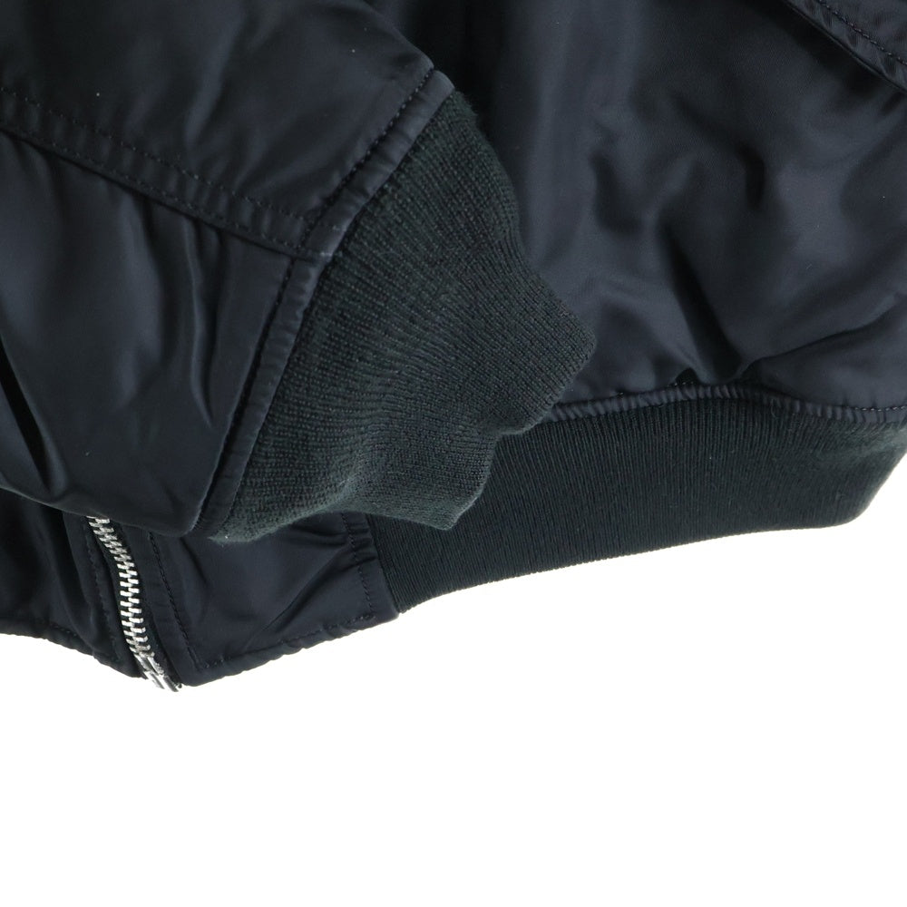 VETEMENTS(ヴェトモン) 18AW ×ALPHA INDUSTRIES MA-1 アルファ オーバーサイズフライトジャケット ブラック MAH19JA204